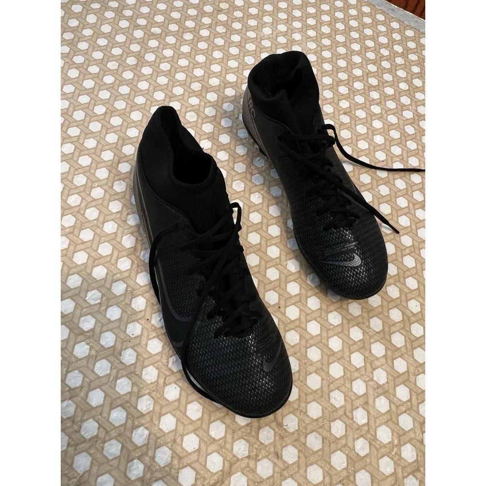 Nike Men's Mercurial Superfly 6  Soccer Cleats AH7362-001 Black Size 5.5
